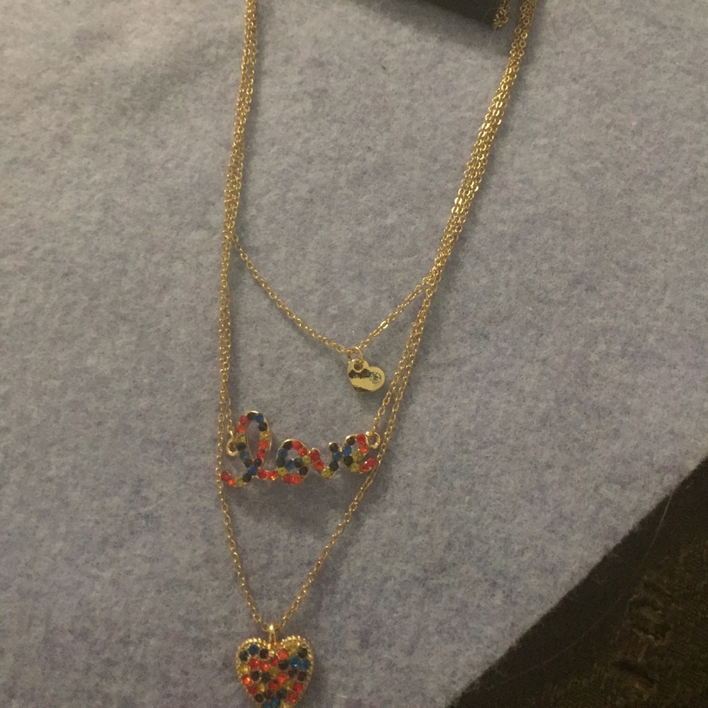 Gold layered necklace
